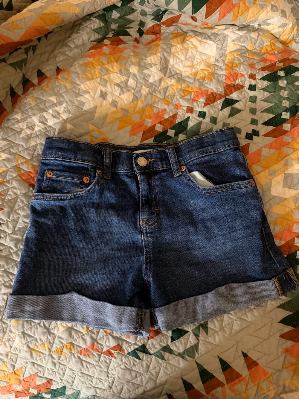 Levi's Dark Blue short 12 girls